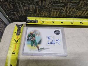 lot 42 image: 2008 Press Pass USF Trae Williams Football Autographed Card #097199