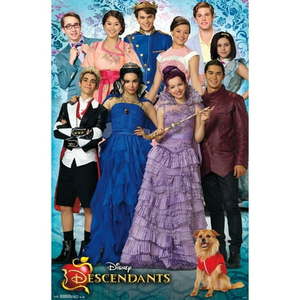 lot 60 image: Trends International Descendants Group Wall Poster 22.375 x 34