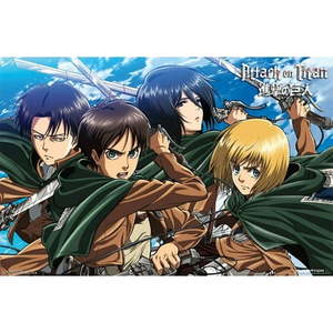 lot 61 image: Trends International Attack on Titan Swords Wall Poster 22.375  x 34