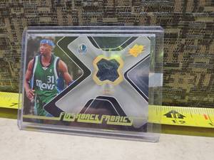 lot 86 image: 2006-07 SPx Jason Terry Dallas Mavericks Game Used Jersey Card