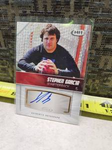 lot 87 image: 2012 Stephen Garcia SAGE Hit Autographed Football Card