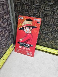 lot 120 image: One Piece Card Game Carrying On His Will Booster Pack OP-13