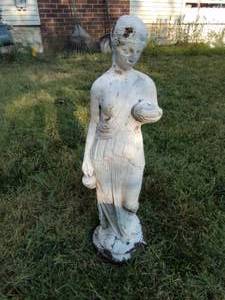 lot 249 image: 25 15 Woman garden statue.