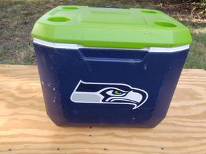 lot 271 image: Eagles Wheeled cooler.