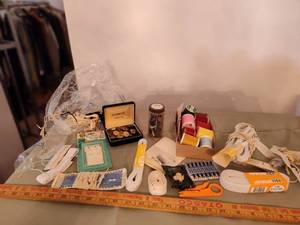 lot 505 image: Assorted Thread, Shoelaces and more.