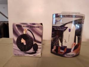 lot 507 image: Vogue Glass Atominizer and Sensa Light Hair Remover.