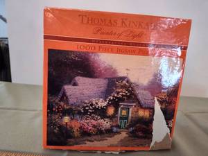 lot 522 image: Thomas Kinkaid Puzzle.