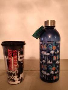 lot 592 image: (2) Tumblers.