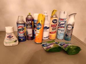 lot 594 image: Bamboo Charcoal, and Assorted Chemicals.