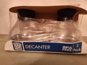 lot 597 image: (2) Decanters.