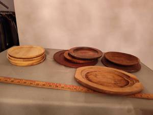 lot 623 image: Wooden Place Holders.