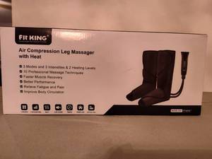 lot 642 image: Fit Kind Air compression Leg Massager with Heat.