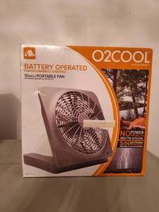 lot 649 image: O2Cool Portable Fan.