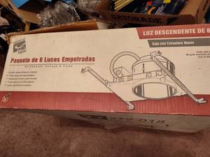 lot 665 image: 6 Recessed Downlight.