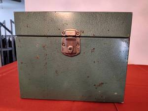 lot 402 image: Metal File Box.