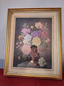 lot 415 image: Floral Artwork.