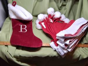 lot 694 image: Santa Hats and Stocking.