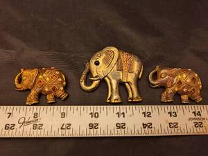 lot 736 image: (3) Elephant Decor.