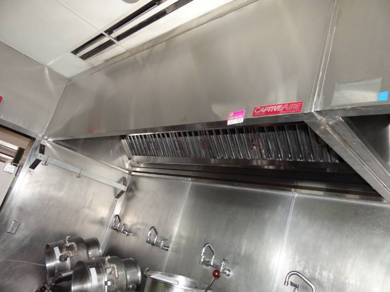 lot 4259 image: CaptiveAire Stainless Exhaust Hood