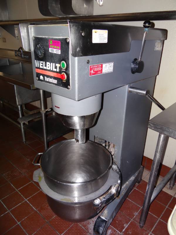 lot 4273 image: Welbuilt 60QT Varimixer Floor Model Mixer