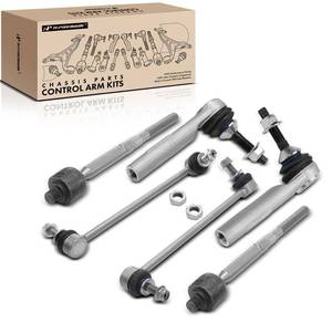 lot 1668 image: A-Premium Set of 6, Front Sway Bar Link, Inner Outer Tie Rod End, Compatible with Tesla Model 3 2017-2021, Model Y 2020-2021 - Retail $94