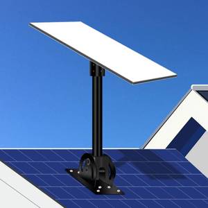 lot 1675 image: Adjustable Roof Mount Kit for Starlink Gen 3 , Heavy Duty Mounting Bracket for Starlink Gen3  V3 Standard Dish, Compatible with Starlink Internet System, GEN3V3 Accessories - Retail $50