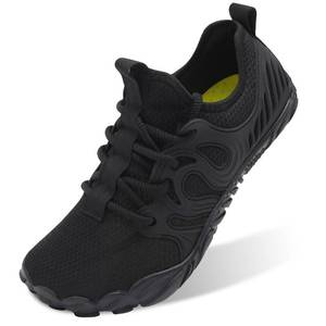 lot 2115 image: Scurtain Unisex Mens Womens Athletic Hiking Water Shoes for Women Men Barefoot Swim Shoes Women Men Womens Water Shoes Men��s Beach Shoes for Men Water Shoes Men All Black 15 W14 M - Retail $22