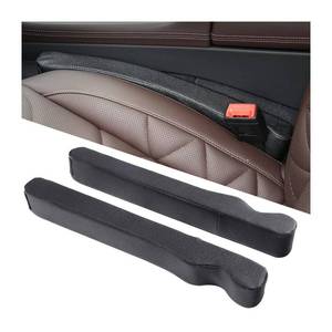 lot 2330 image: LKAHG 2Pcs Car Seat Gap Filler, PU Leather Auto Crevice Catcher Drop Blocker to Fill The Seat and Console Gap, Universal Vehicle Interior Accessories for Car, SUV, Truck (Black) - Retail $13