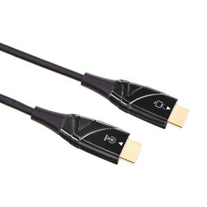 lot 2335 image: Amazon Basics HDMI Fiber Optic Cable, 18Gbps High-Speed, 4K60Hz, 2160p, 48-Bit Color, Ethernet Ready, 150 Foot, Black - Retail $58
