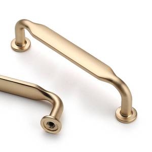 lot 2340 image: Asidrama 10 Pack 3 Inch(76mm) Brushed Brass Kitchen Cabinet Handles, Cabinet Pulls Kitchen Cabinet Hardware for Cupboard Drawer Pulls - Retail $30