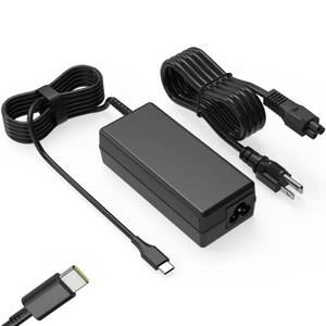 lot 2368 image: SLE-TECH Universal 65W Laptop Charger USB C Compatible with Hp Chroembook Lenovo ThinkpadYoga Dell Chromebook 3100 Asus,Samsung,Acer,Google Series Type C Power Cord - Retail $16