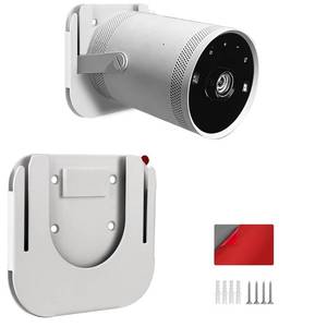 lot 2389 image: Chanvoo Drill Free Wall Mount Compatible with Samsung Freestyle Projector Ceiling Mount, Freestyle 2 Accessories Steel Wall Mount Shelf (White) - Retail $22