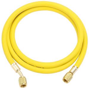 lot 2490 image: Hromee AC Refrigerant Hose, 60 Inch HVAC Charging Hose with 14 SAE Flare, 800 PSI Working Pressure for Air Condition System - Retail $13