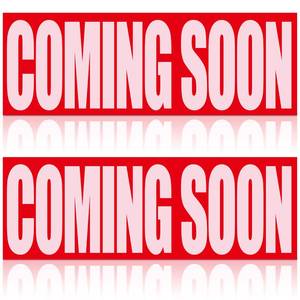 lot 6247 image: Coming Soon Sign Rider Reusable Magnetic Real Estate 11.81 x 3.94 Inch 2 Pcs - Retail $8