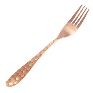 lot 6254 image: 7.28 Copper Dinner Forks Copper Dinner Forks, Mirror Finish & Dishwasher Safe, Use for Home, Kitchen or Restaurant - Retail $16