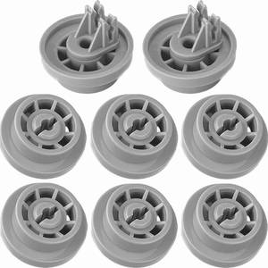lot 6307 image: DD66-00023A DD61-00222A Dishwasher Wheels Lower Upper Rack Roller (4-Pack) - Compatible Replacement for Samsung Dishwasher - Retail $6