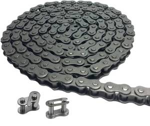 lot 6327 image: AZSSMUK #35 Roller Chain - 5 Feet Carbon Steel Material with 2 Connecting Links Industrial Chain - 160 Links - Retail $10