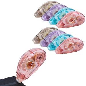lot 6332 image: XUXU 8 Pack Double Sided Tape Roller, Scrapbooking Tape, Permanent Adhesive Dots Tape Dispenser Runner for Crafts and Arts Projects, Photo-Safe - Retail $9