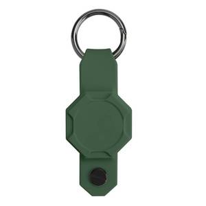 lot 6366 image: HIDAHE Key Holder for AirTag, Compact Silicone Key Organizer and Case for, Green - Retail $10