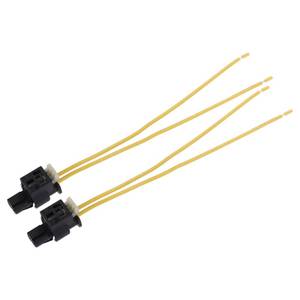 lot 6433 image: uxcell 2pcs Fog Light Daytime Running Light Harness Connector for Mercedes Benz 2008-2019 2pin - Retail $10