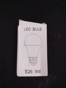 lot 6450 image: E26 9W LED Light Bulb - Retail $5