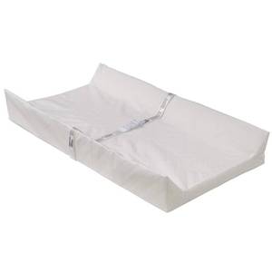 lot 9784 image: Delta Children Foam Contoured Changing Pad with Waterproof Cover - Retail $20