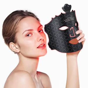 lot 9788 image: EVFOFO Red Light Therapy Mask for Face, 7 Colors LED Face Mask Light Therapy At Home, Led Face Mask Light Therapy, Black - Retail $48