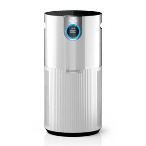 lot 9810 image: Slight Damage, Missing Filter Shark Air Purifier for Home Large Room, Clean Sense Technology, HEPA Air Filter, 1000 Sq Ft, Kitchen, Filters Smoke, Captures 99.98% of Particles, Pet Dander, Pollutants, Dust, Allergens, HP201 - Retail $280