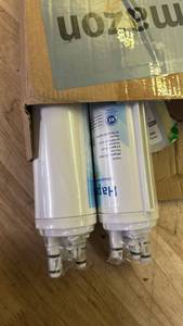 lot 10364 image: Haprait HP005 Replacement for Frigidaire ULTRAWF, Pure Source Ultra, Kenmore 9999, 469999, 46-9999, A0094E28261 Water and Ice, Height 11 inches, 2 Count - Retail $42