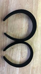 lot 10367 image: 2pk Black Headbands