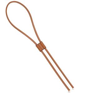 lot 10372 image: ALLZEDREAM Leather Drawstring Replacement Bucket Bag Detachable PU Pull String Strap (Brown) - Retail $8
