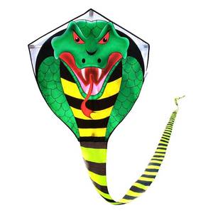 lot 10408 image: Large Cobra Kite for Adults Kids Boys with Super Long Tail (49 ft), Extra Easy to Fly, Best Huge Kites for The BeachPartyFieldPark, It Will Dominate The Sky - Retail $10
