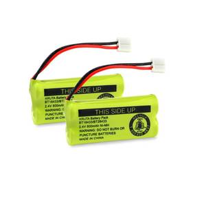 lot 10435 image: Kruta BT18433BT28433 BT184342 BT284342 BT1011 BT-1011 800mAh 2.4V Replacement Cordless Phone Battery Compatible with CS6209 CS6219 CS6229 DS6151 89-1330-01-00 CPH-515D - Retail $8
