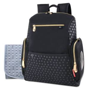 lot 12044 image: Fisher-Price Fashion Diaper Backpack with Fastfinder Pocket System - Retail $33